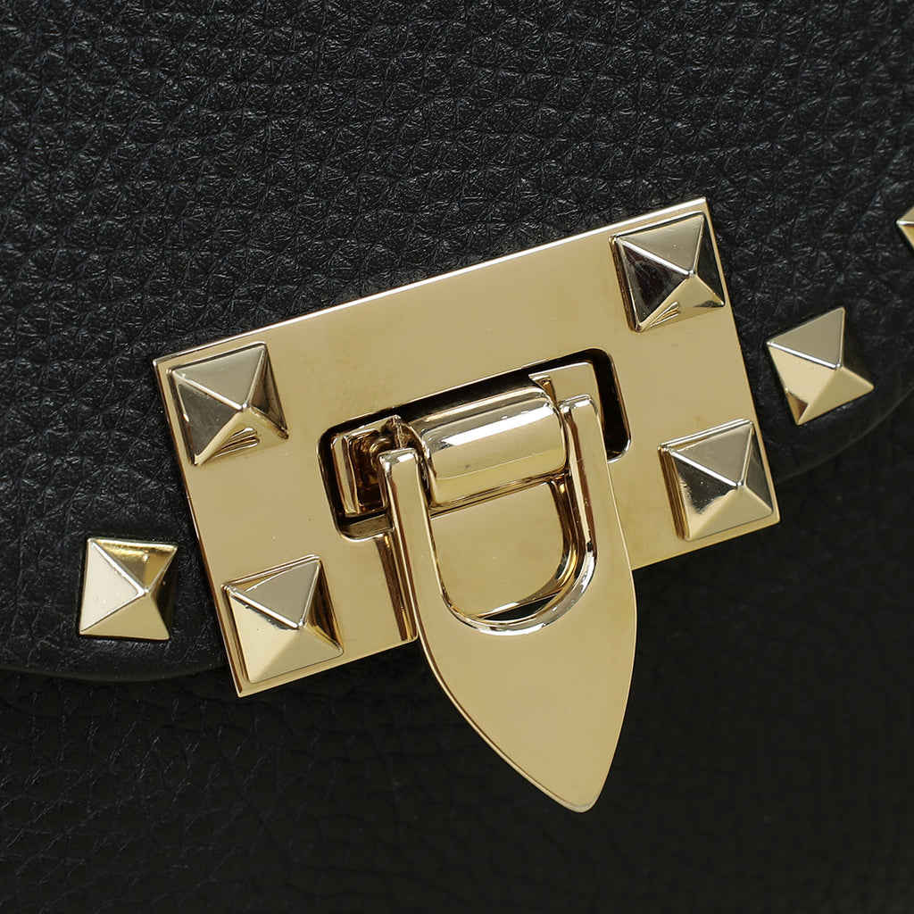 Valentino Black Rockstud Crossbody Bag