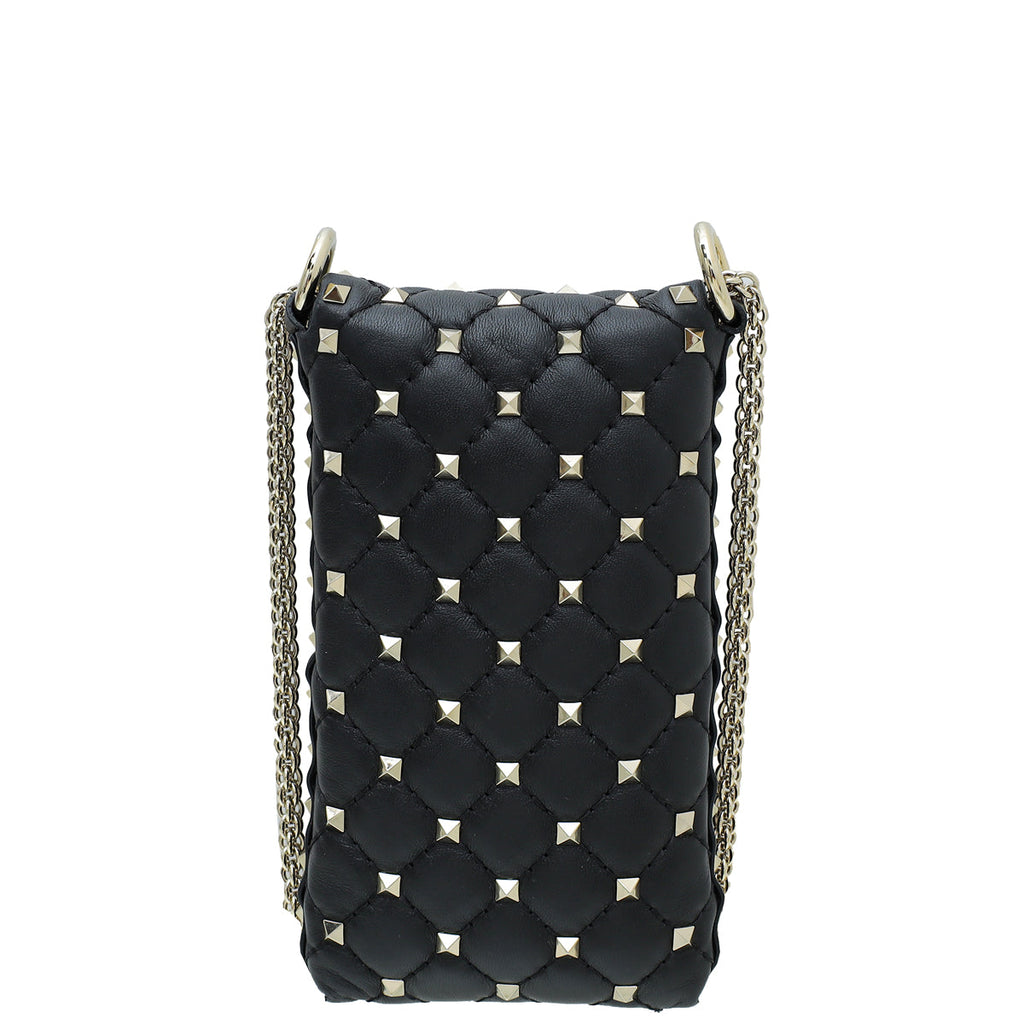 Valentino Rockstud Spike Chain Phone Pouch Bag
