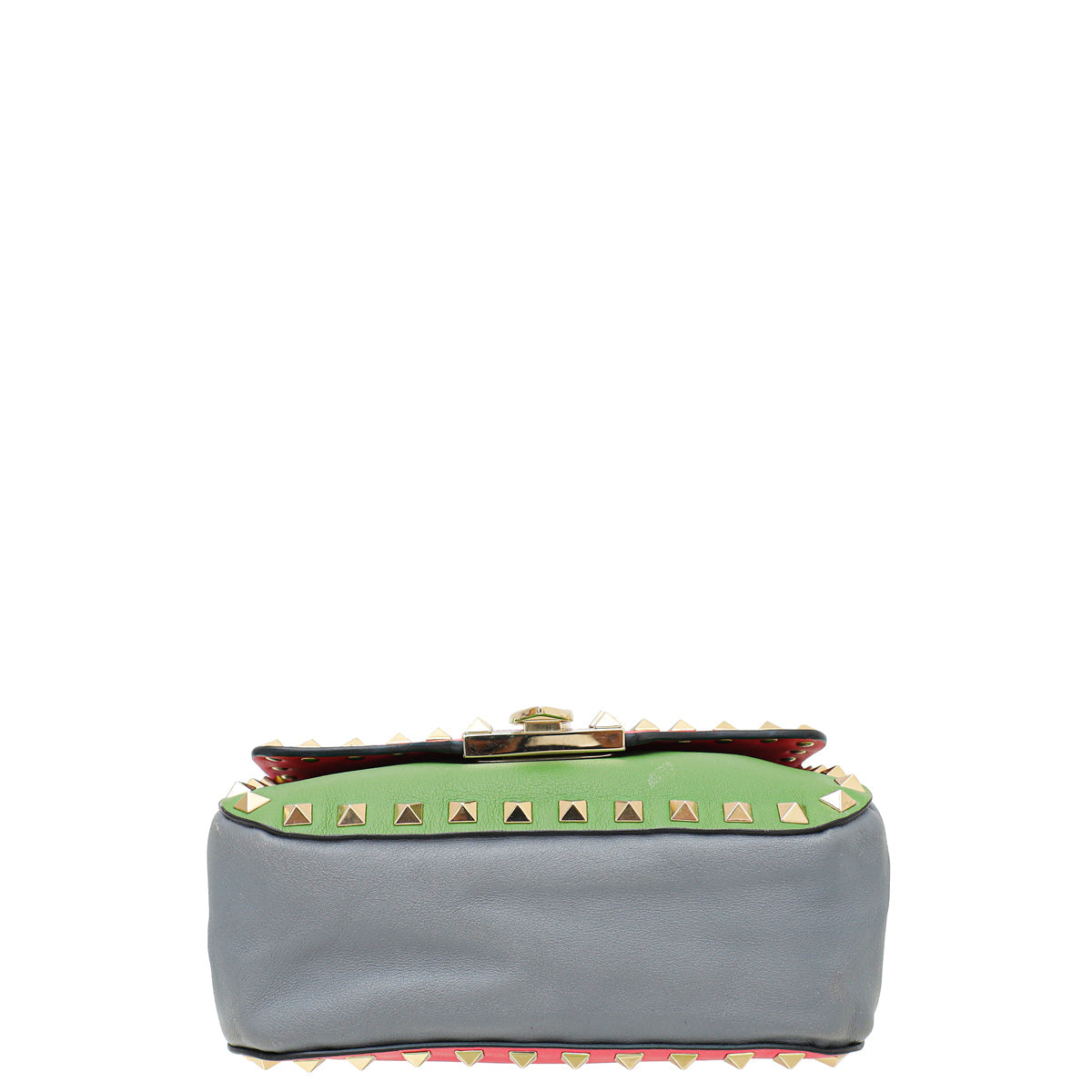 Valentino Multicolor Colorblock Rockstud Crossbody Bag