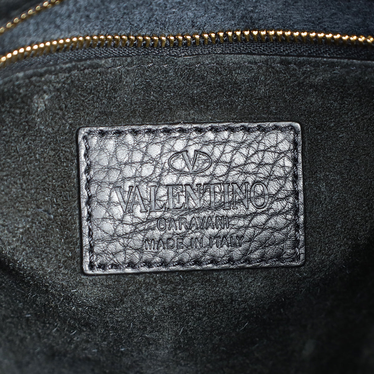 Valentino Black My Rockstud Single Handle Medium Bag