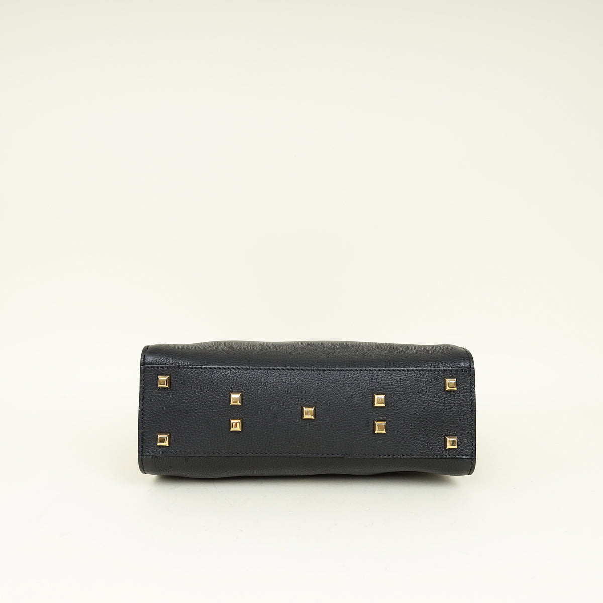 Valentino Black My Rockstud Single Handle Medium Bag