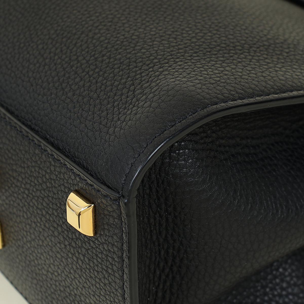 Valentino Black My Rockstud Single Handle Medium Bag