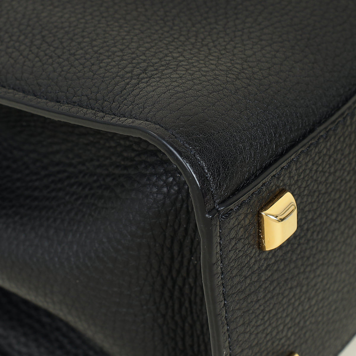 Valentino Black My Rockstud Single Handle Medium Bag