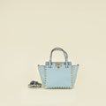 Valentino Light Blue Vitello Rockstud Mini Bag