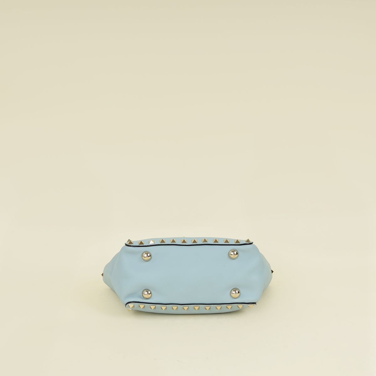 Valentino Light Blue Vitello Rockstud Mini Bag