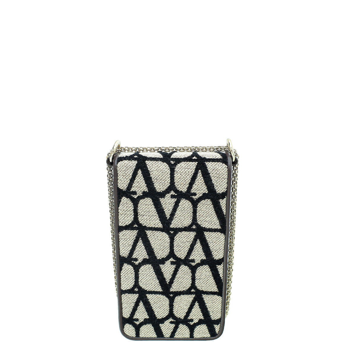 Valentino Tricolor Vlogo Toile Iconographe Phone Bag