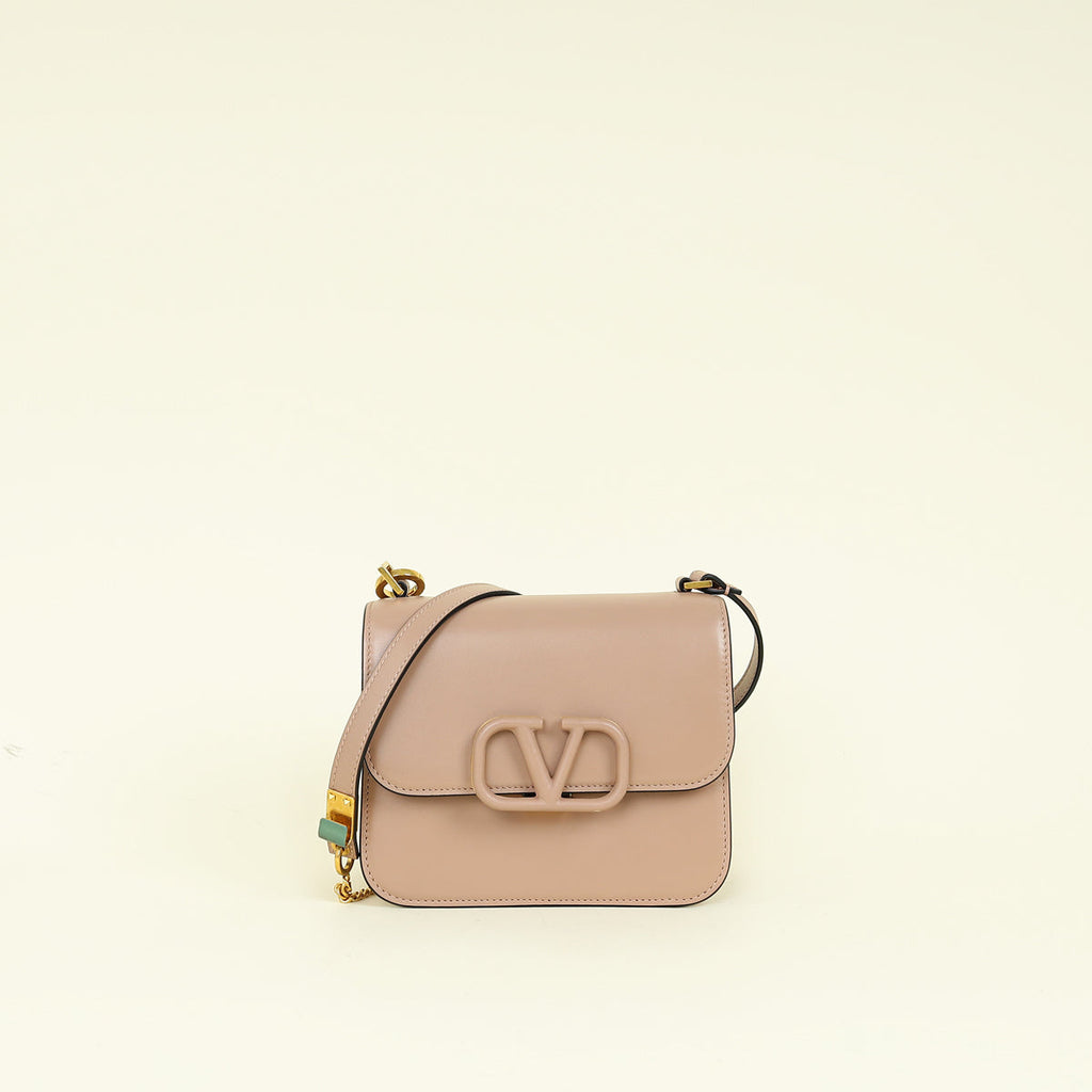 Valentino Poudre Vlogo Flap Bag