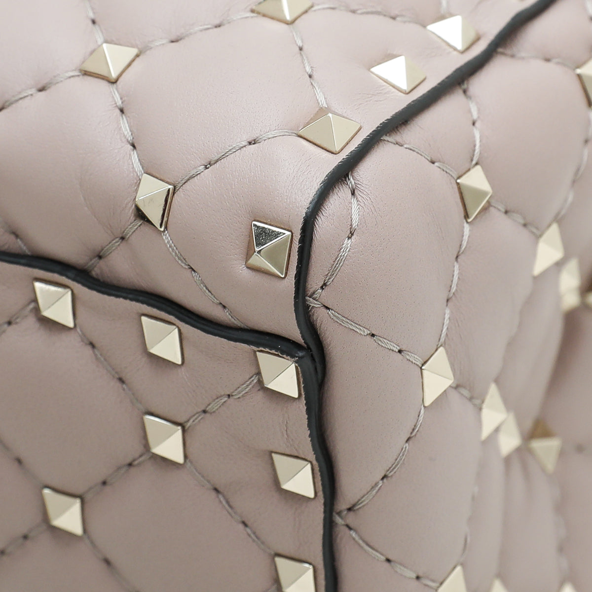 Valentino Poudre Spike Rockstud Nappa Tote Bag