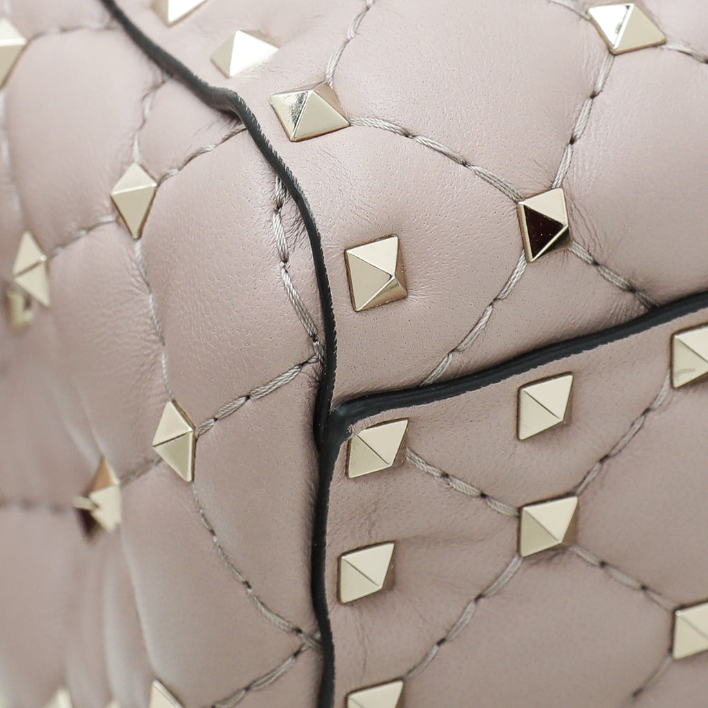Valentino Poudre Spike Rockstud Nappa Tote Bag