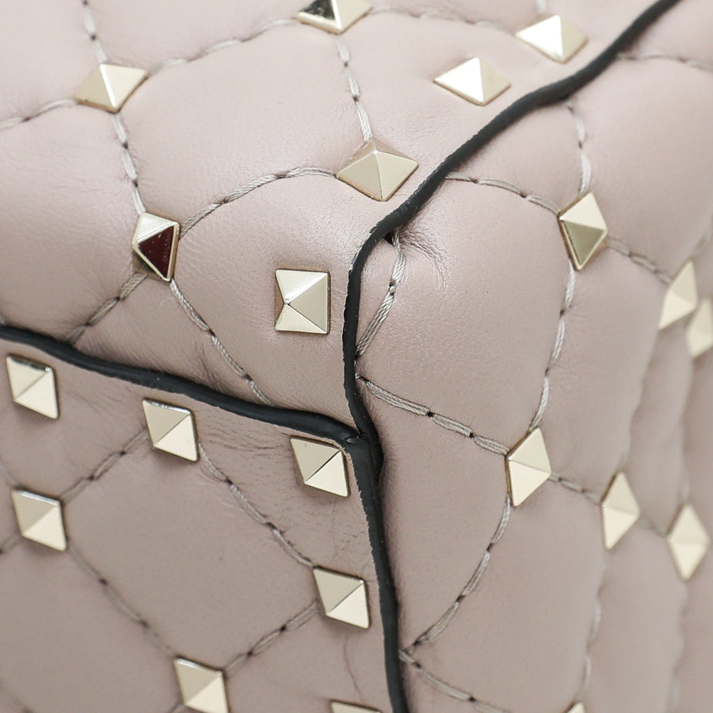 Valentino Poudre Spike Rockstud Nappa Tote Bag