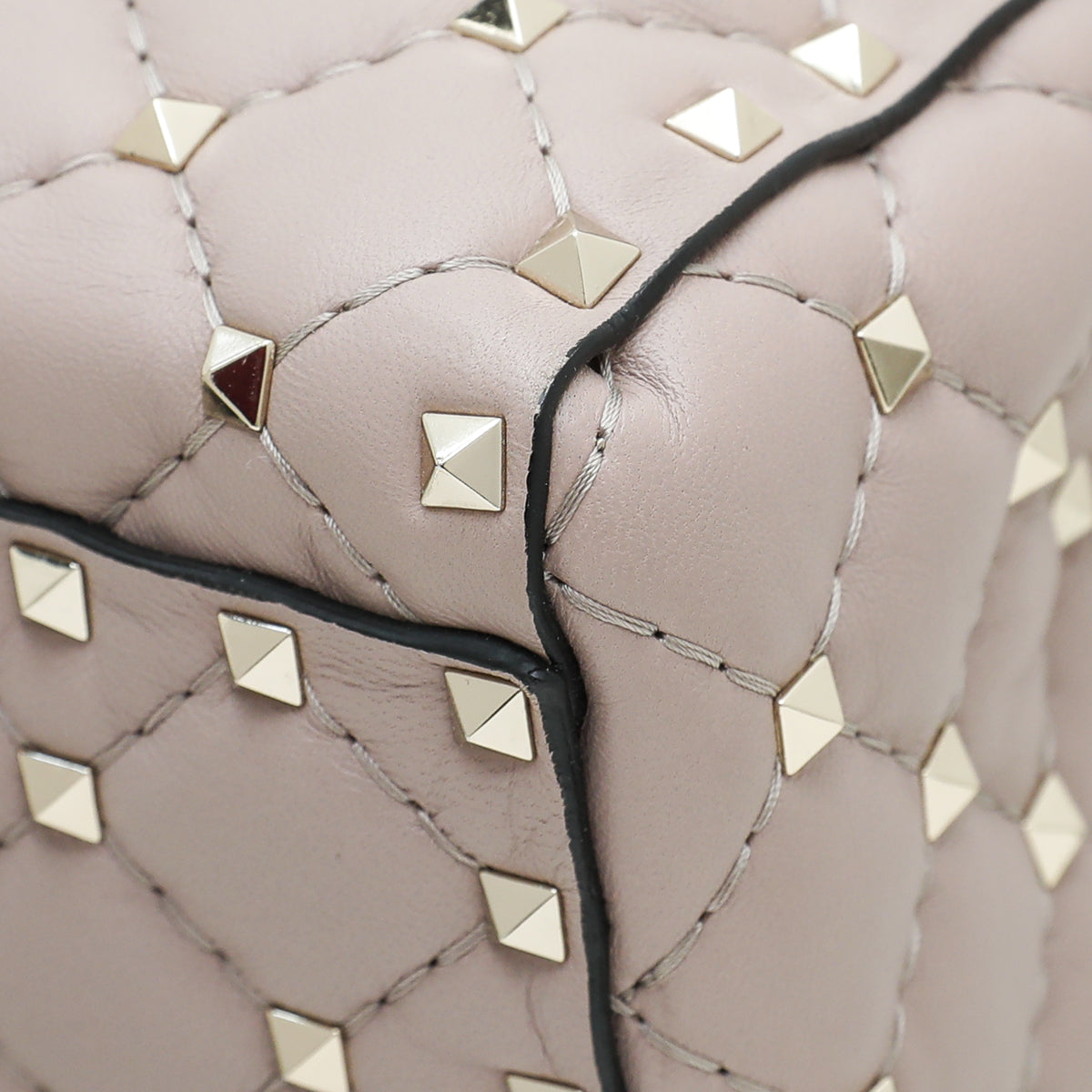 Valentino Poudre Spike Rockstud Nappa Tote Bag