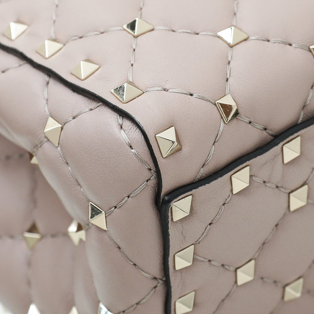 Valentino Poudre Spike Rockstud Nappa Tote Bag