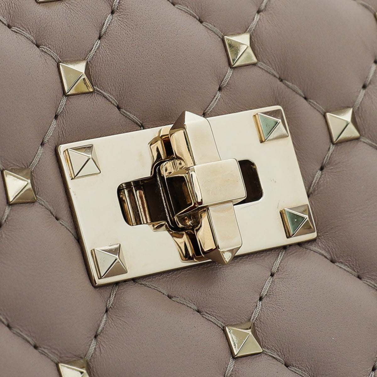 Valentino Poudre Spike Rockstud Nappa Tote Bag