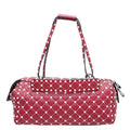 Valentino Bicolor Rockstud Spike Duffle Bag