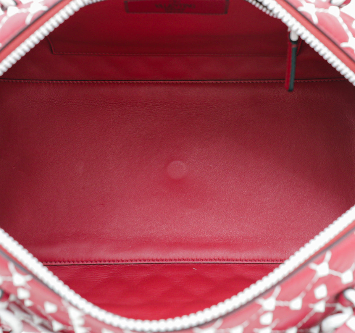 Valentino Bicolor Rockstud Spike Duffle Bag