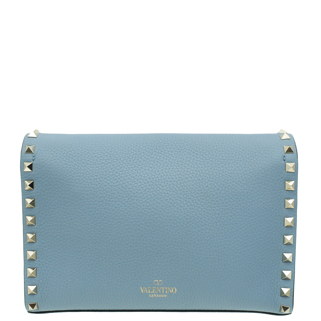 Valentino Azure Rockstud Crossbody Bag