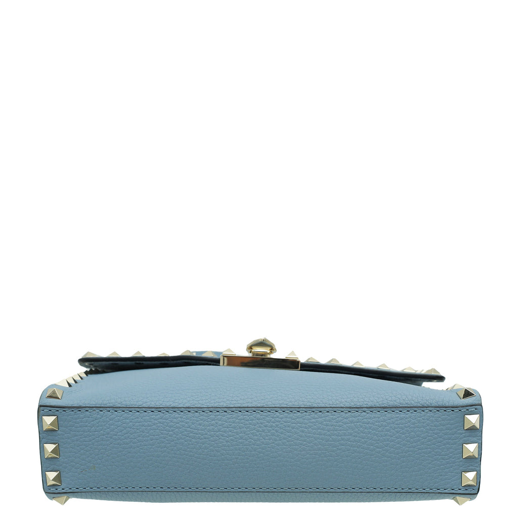 Valentino Azure Rockstud Crossbody Bag