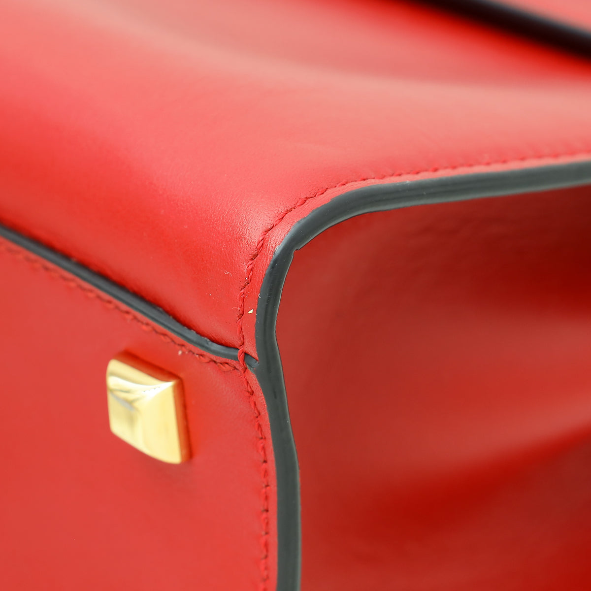 Valentino Red My Rockstud Single Handle Small Bag