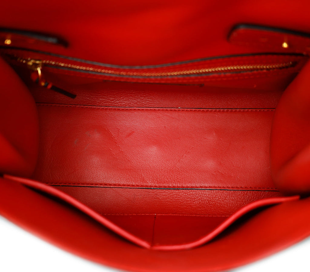 Valentino Red My Rockstud Single Handle Small Bag