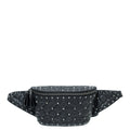 Valentino Black Aged Rockstud Spike Belt Bag