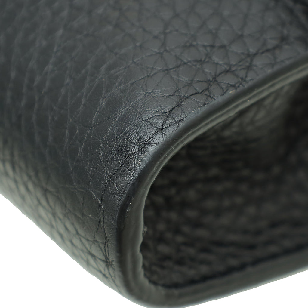 Valentino Black Rockstud Double Flap Crossbody Bag