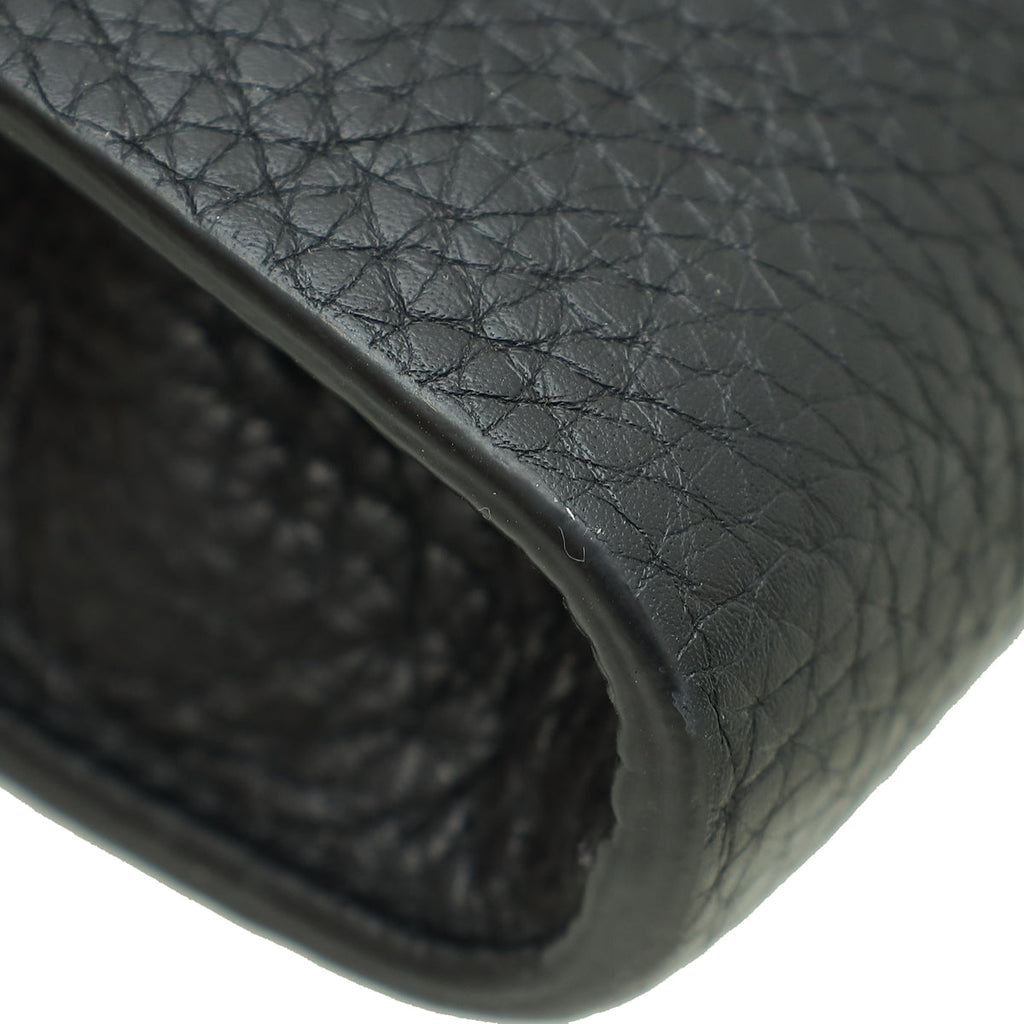 Valentino Black Rockstud Double Flap Crossbody Bag