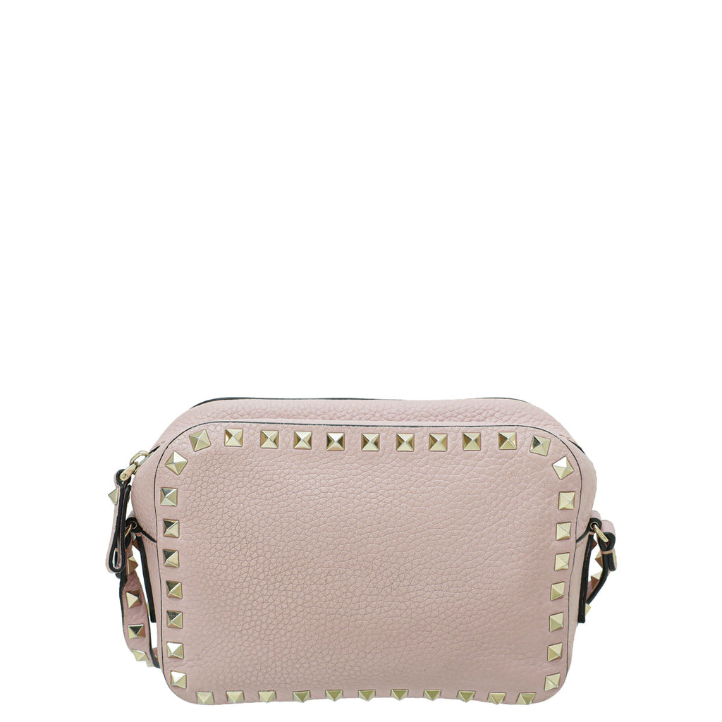 Valentino Light Pink Rockstud Camera Bag
