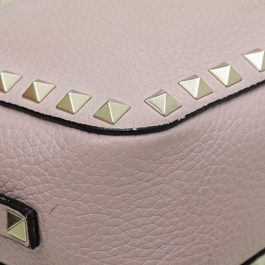 Valentino Light Pink Rockstud Camera Bag