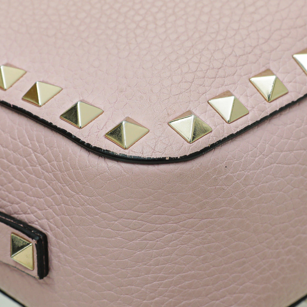 Valentino Light Pink Rockstud Camera Bag