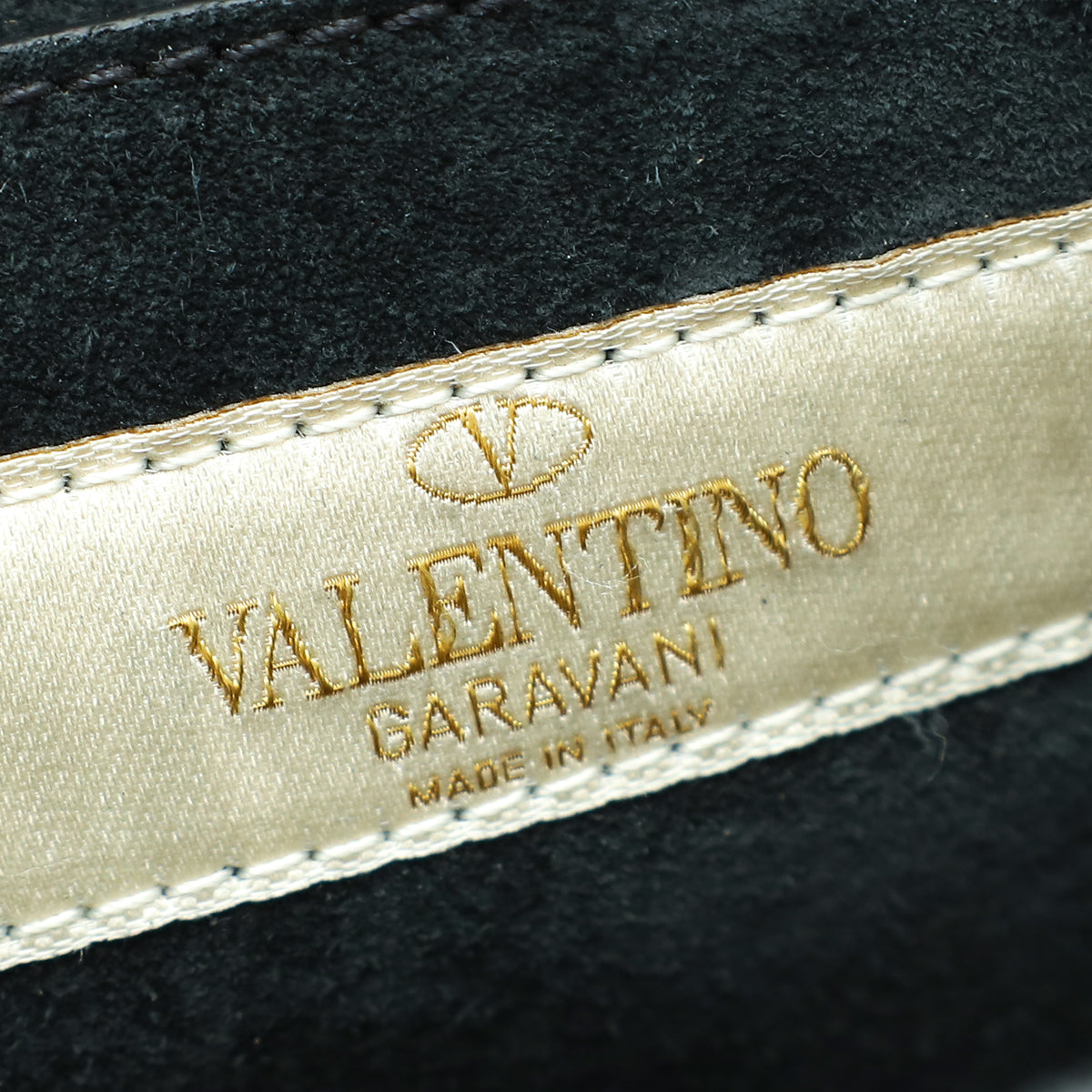 Valentino Black B-Rockstud Beaded Micro Shoulder Bag