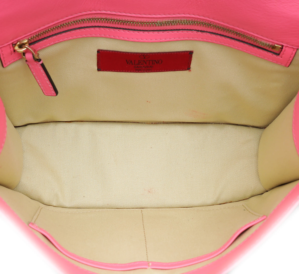 Valentino Hot Pink Glam Lock Medium Flap Bag