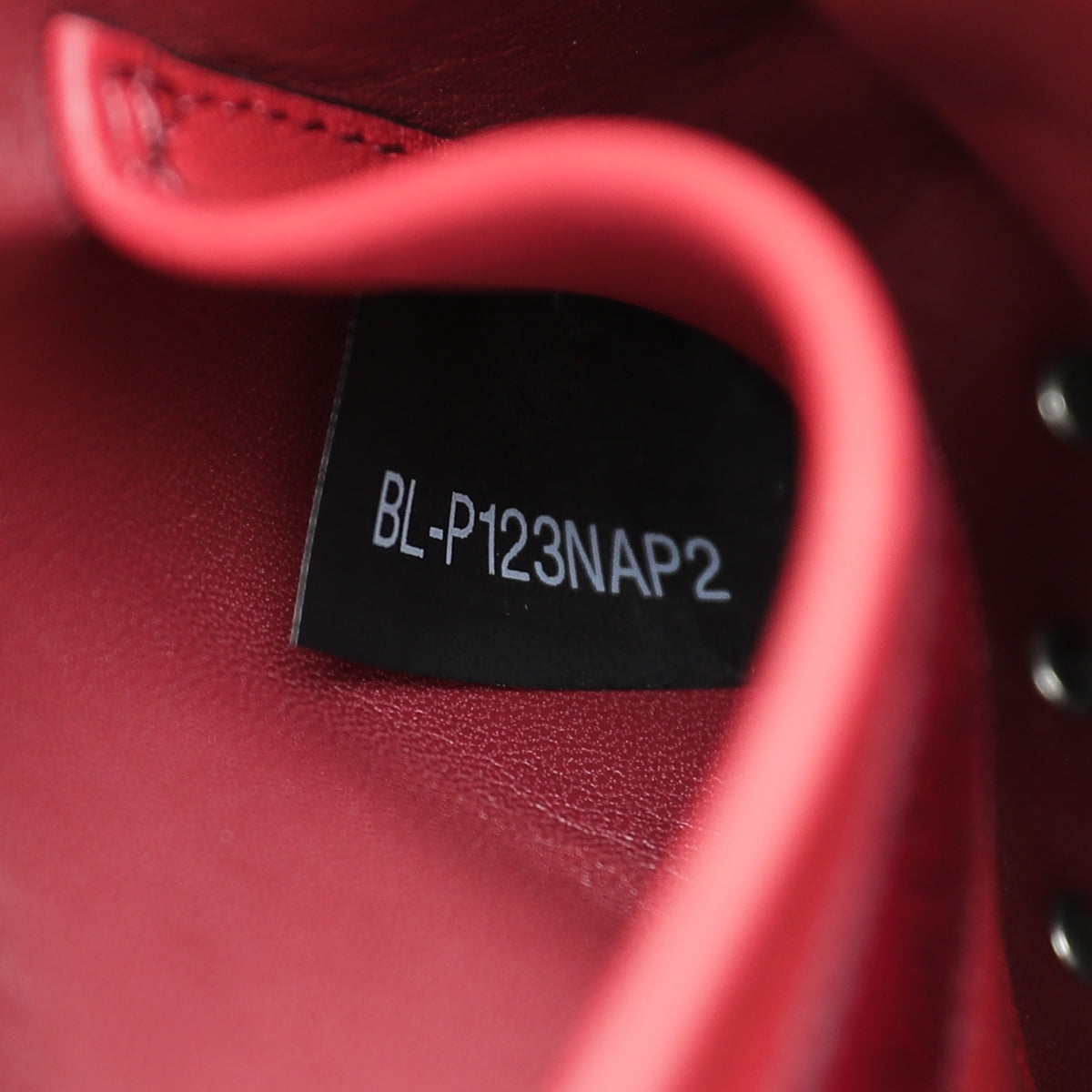 Valentino Burgundy Rockstud Spike Small Chain Bag