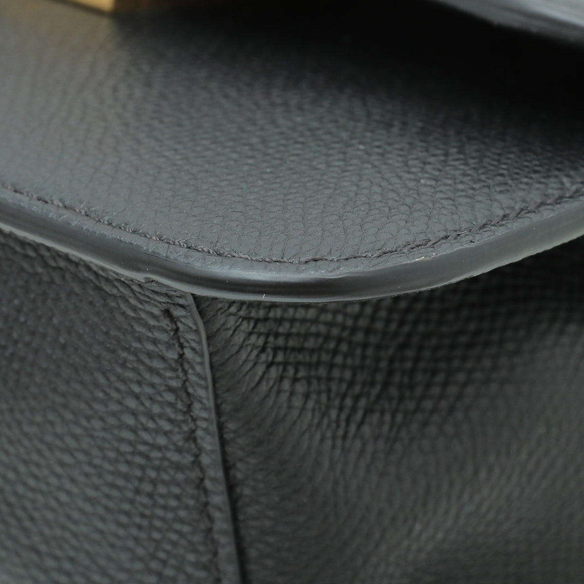 Valentino Black VLOGO Small Flap Bag