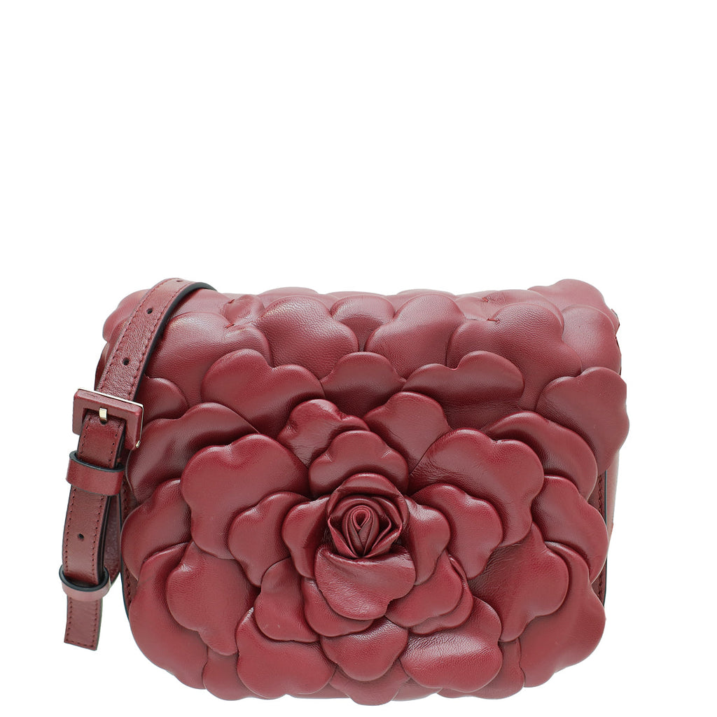 Valentino Burgundy Atelier 03 Rose Edition Bag
