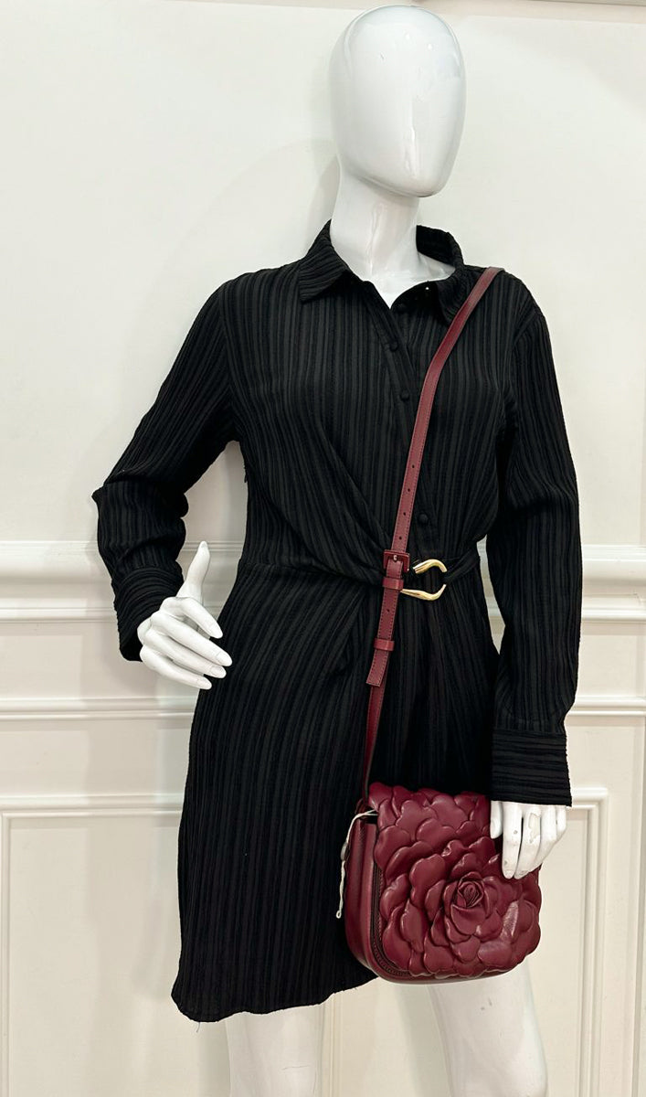 Valentino Burgundy Atelier 03 Rose Edition Bag