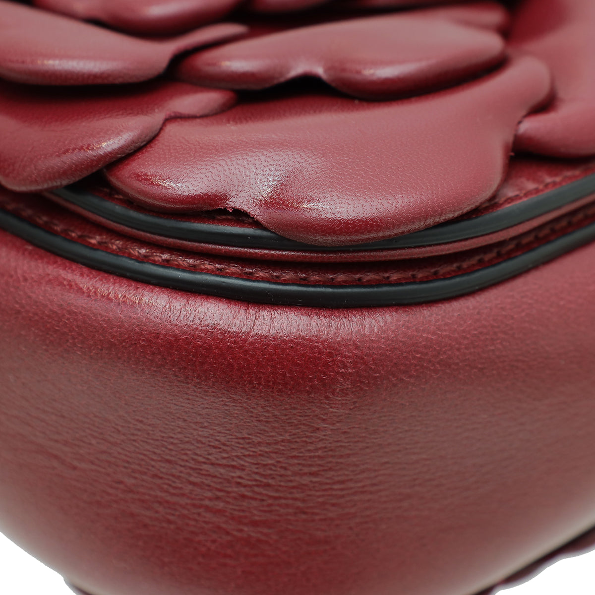 Valentino Burgundy Atelier 03 Rose Edition Bag