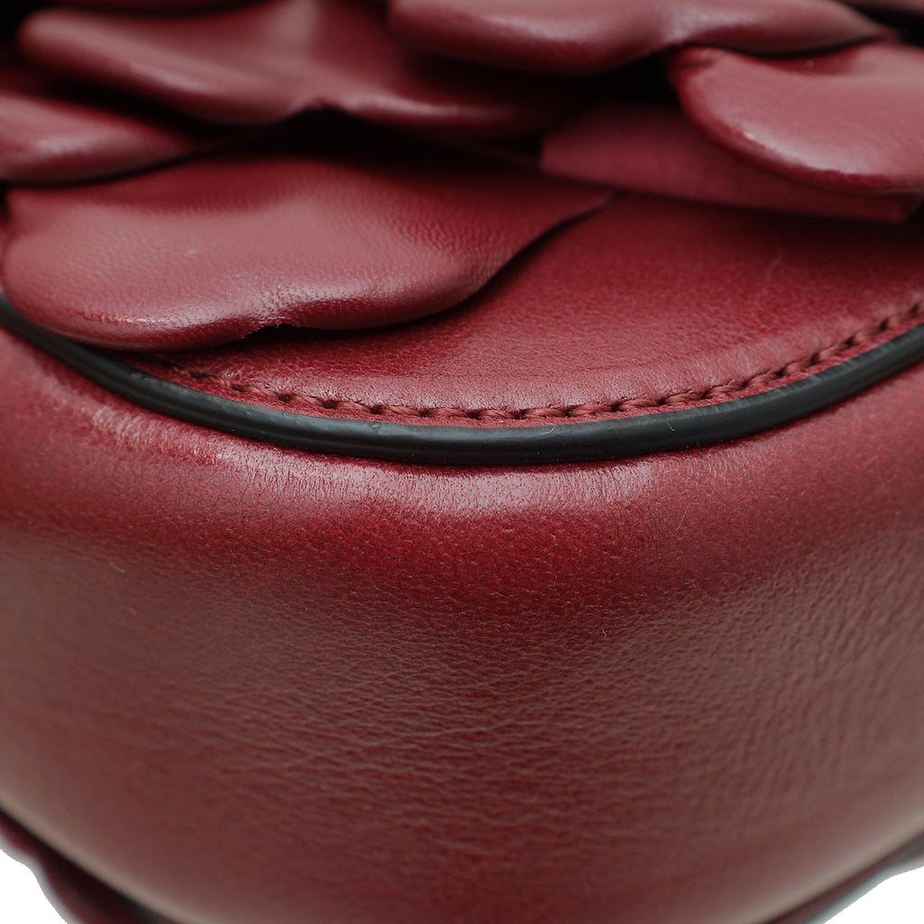 Valentino Burgundy Atelier 03 Rose Edition Bag