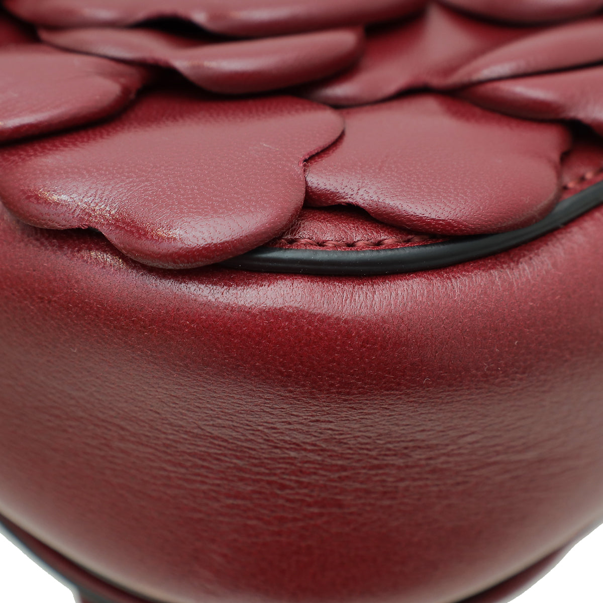 Valentino Burgundy Atelier 03 Rose Edition Bag