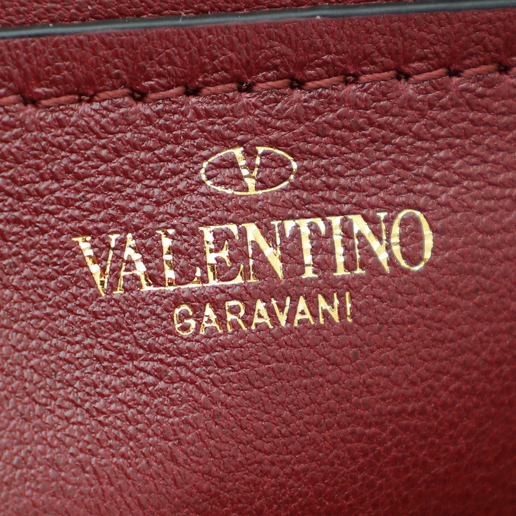Valentino Burgundy Atelier 03 Rose Edition Bag