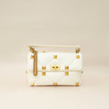 Valentino Light Ivory Roman Stud The Shoulder Bag