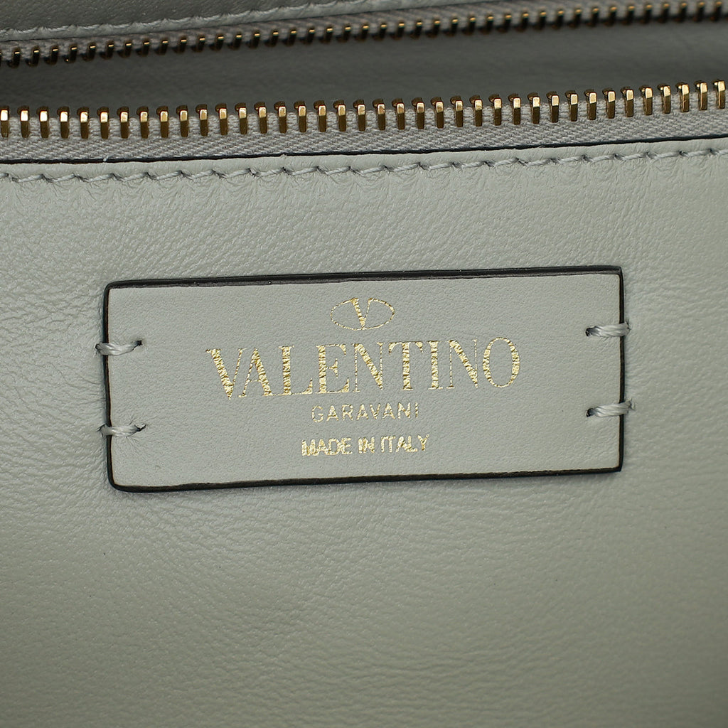 Valentino Light Ivory Roman Stud The Shoulder Bag