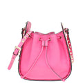 Valentino Fuchsia Rockstud Drawstring Crossbody Bag