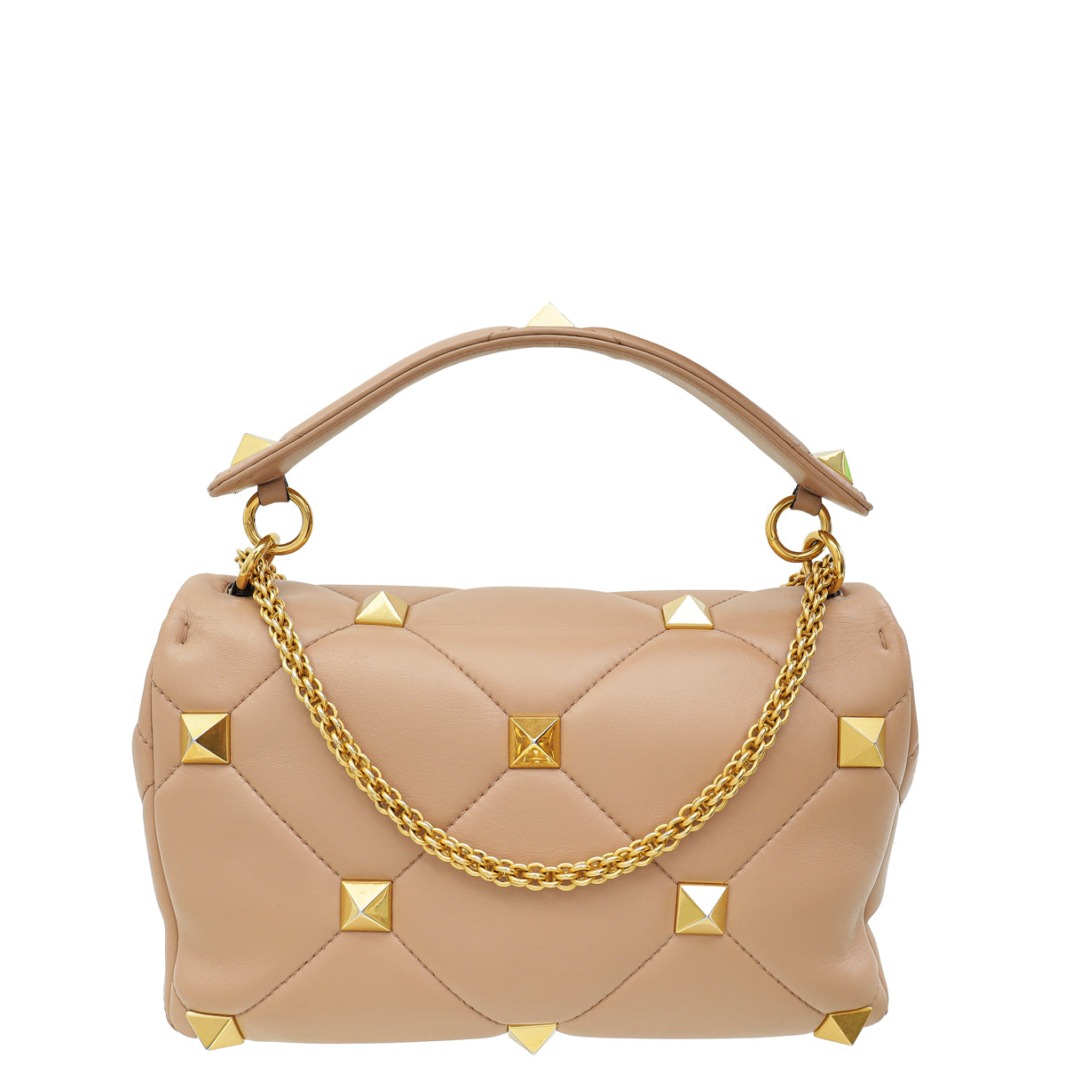 Valentino Rose Cannelle Roman Stud Large The Shoulder Bag