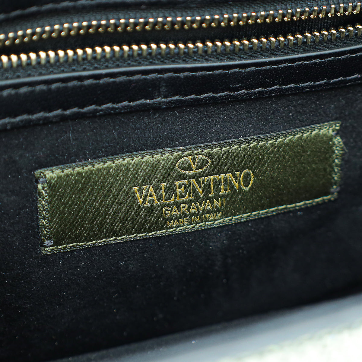 Valentino Bicolor Crystal Glam Lock Rockstud Small Shoulder Bag