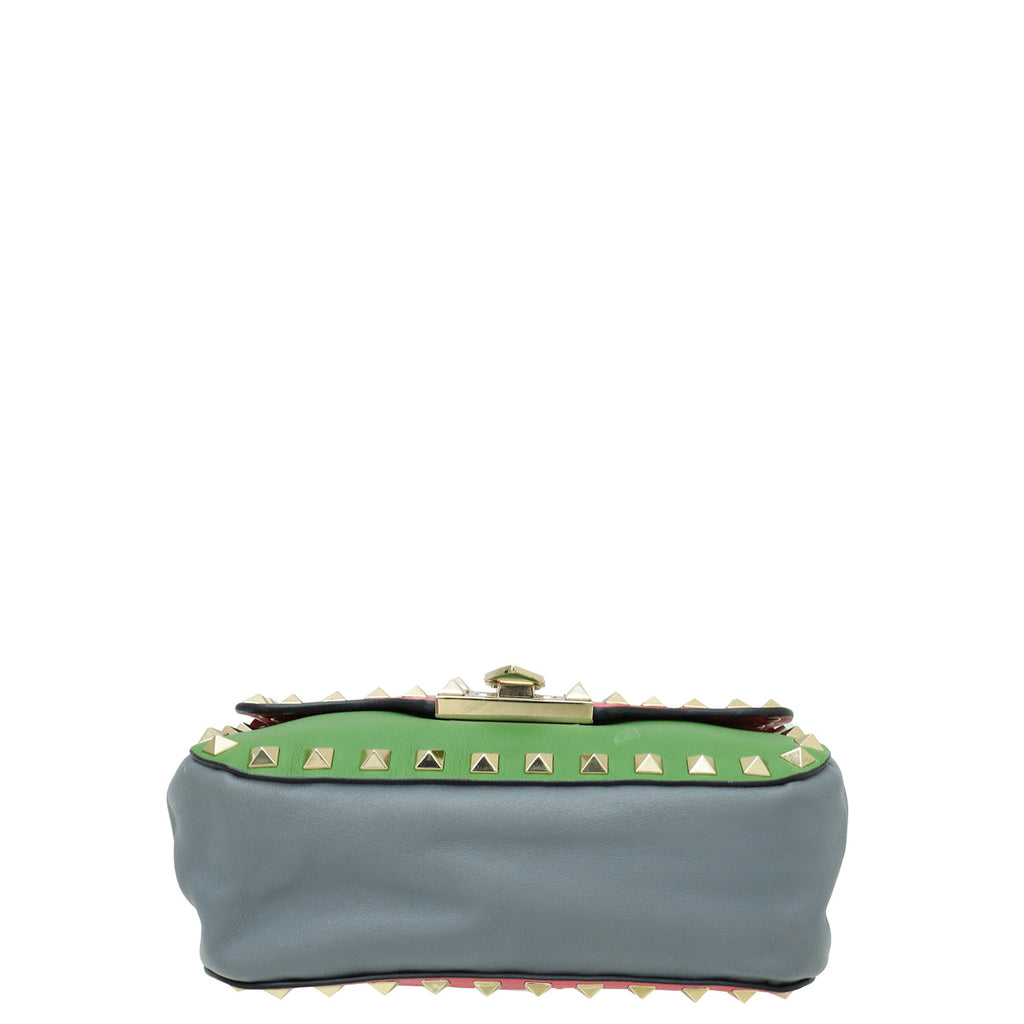 Valentino Colorblock Rockstud Crossbody Mini Bag
