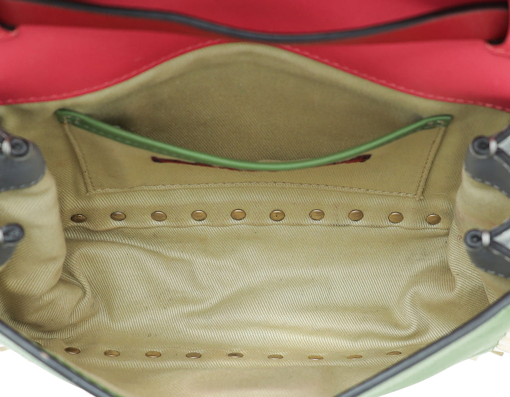 Valentino Colorblock Rockstud Crossbody Mini Bag