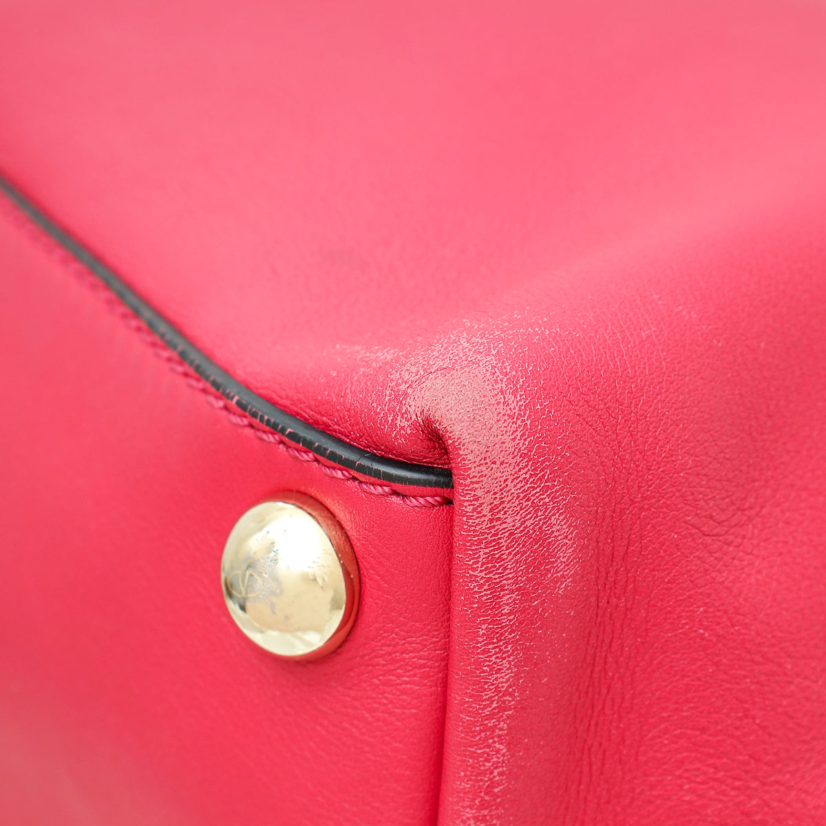 Valentino Fuchsia Rockstud Va Va Voom Tote Bag