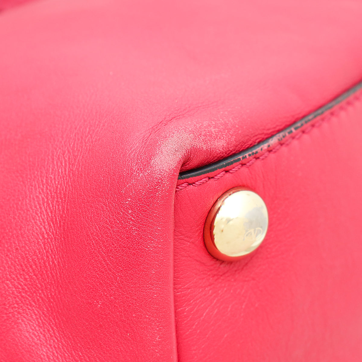 Valentino Fuchsia Rockstud Va Va Voom Tote Bag