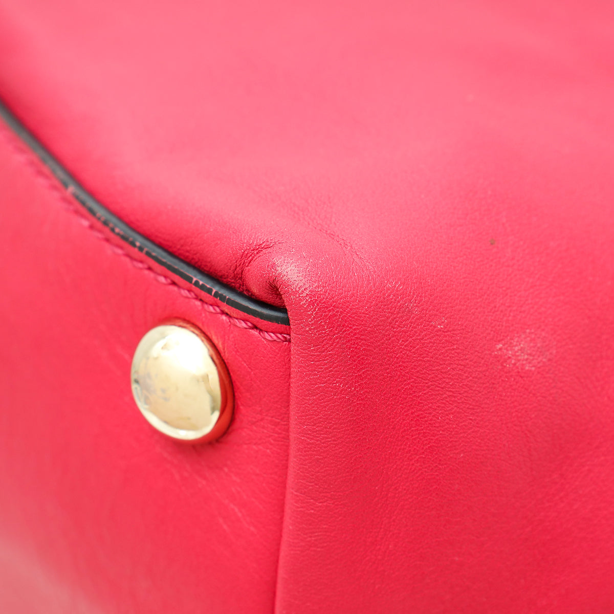 Valentino Fuchsia Rockstud Va Va Voom Tote Bag