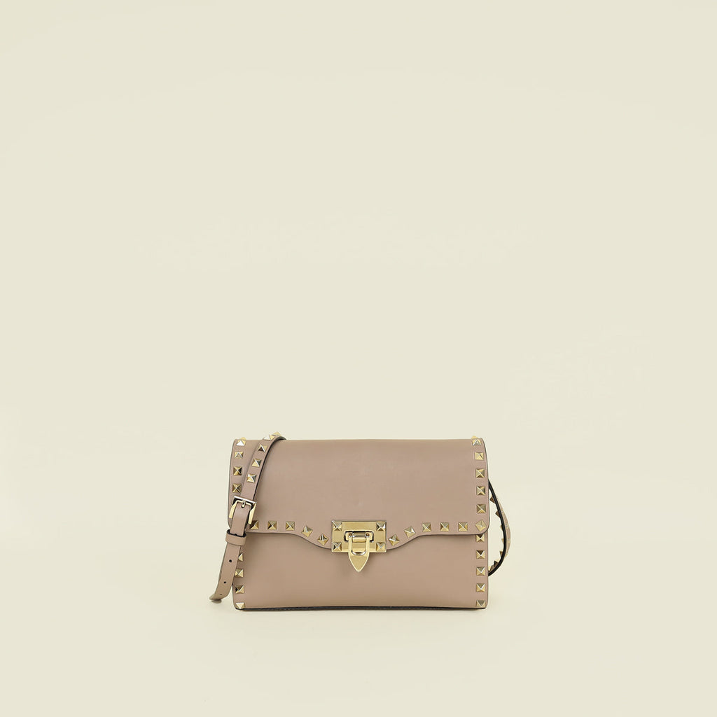 Valentino Poudre Rockstud Flap Crossbody Bag